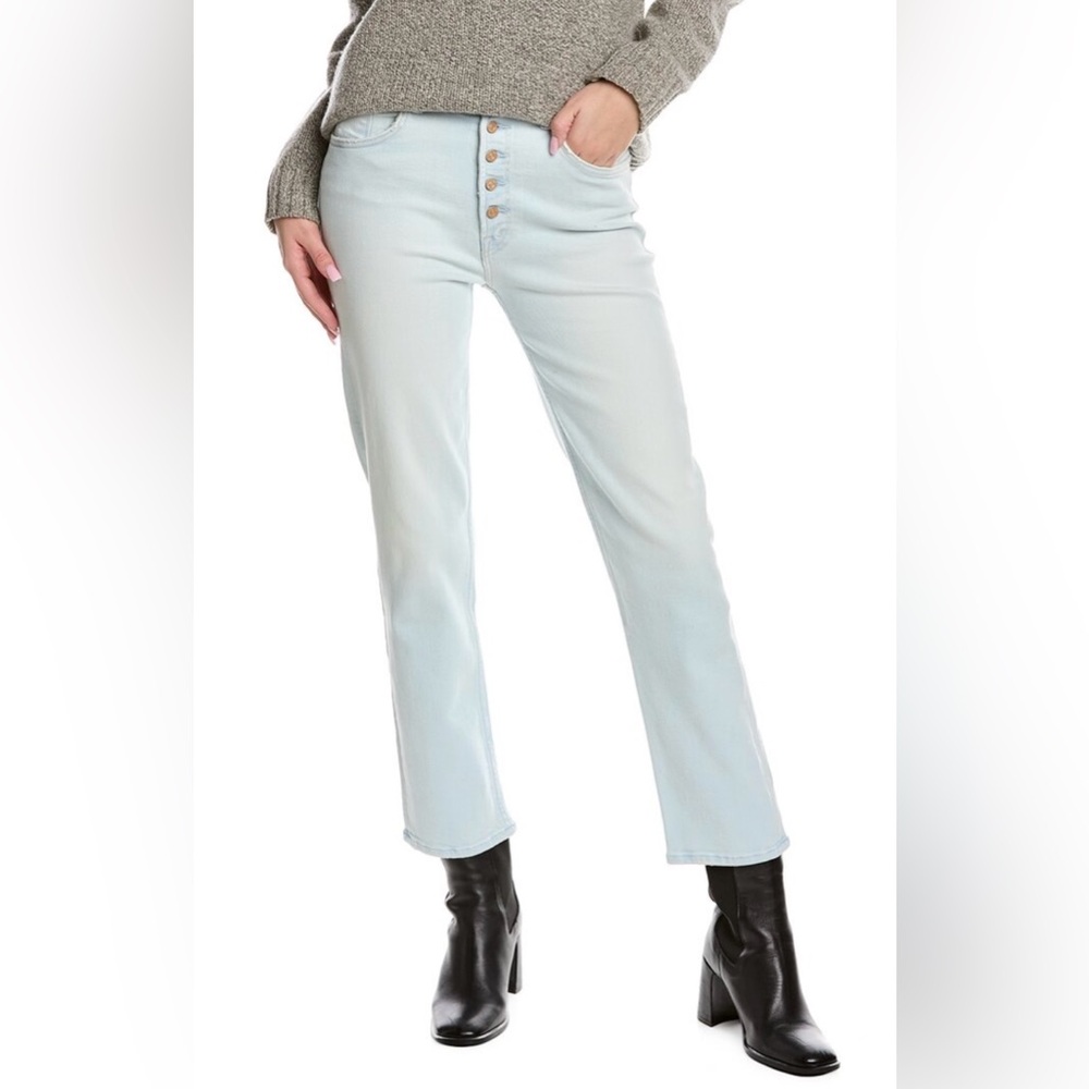 Mother Denim Jeans The Pixie Tomcat Ankle Pina Colada Paradise 2 Tone Blue
